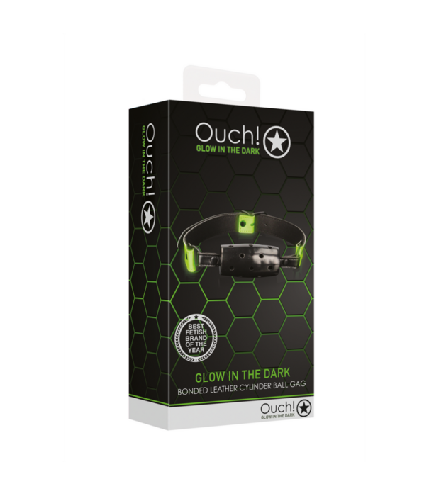 Ouch! by Shots Cylinder Gag - Glow in the Dark