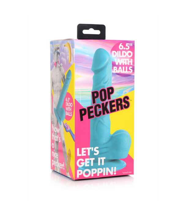 POP - Dildo met Ballen - 6.5 / 16.5 cm