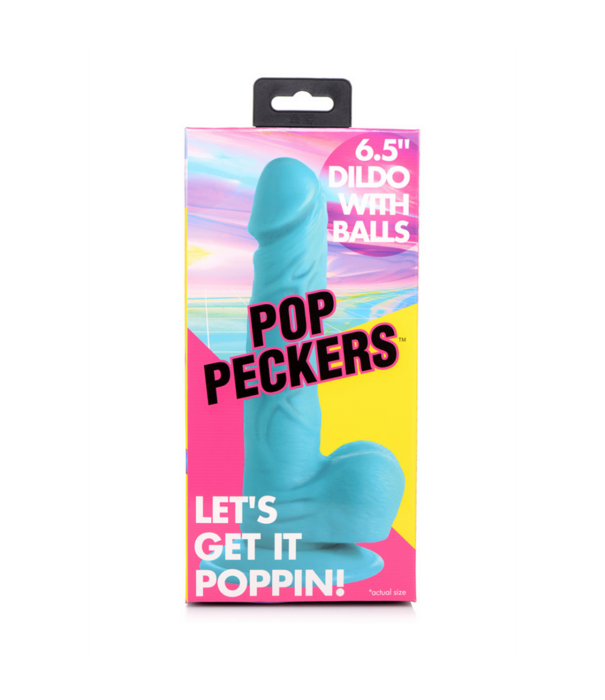 POP - Dildo met Ballen - 6.5 / 16.5 cm