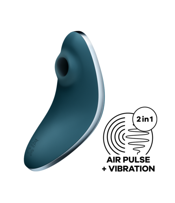 Satisfyer Vulva Lover 1 - Dubbele Luchtpulsvibrator - Blauw