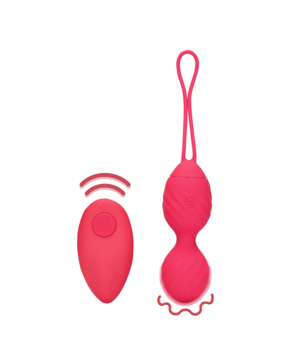 Loveline by Shots Vibrerend Ei met Afstandsbediening - Aardbei Rood