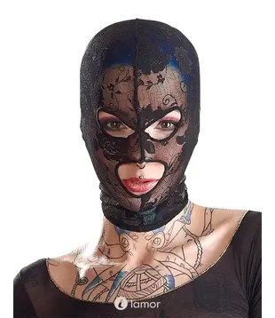 Zwarte kanten masker, BK2490382