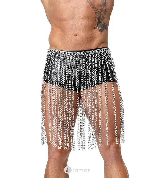 * Bad Kitty Zilveren body ketting als halsketting of rok – Bad Kitty