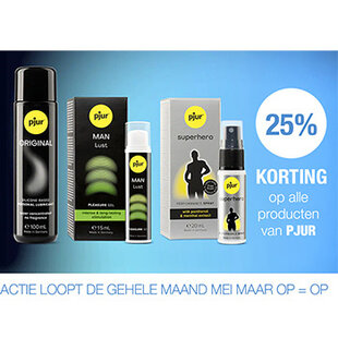 PJUR nu 25% Korting