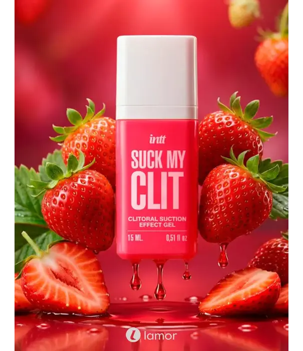 * Intt INTT Suck My Clit Wild Strawberry Klitoris Stimulatie Gel 15 ml