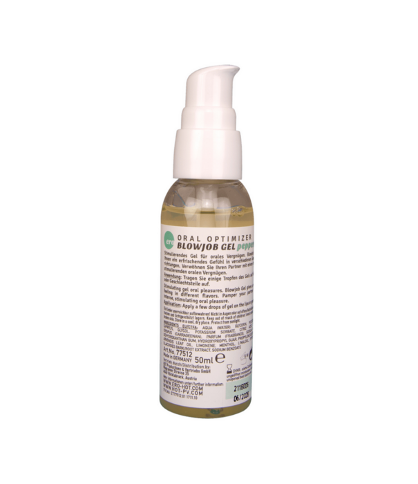 HOT Orale Optimizer - Deepthroat Gel - Pepermunt - 2 fl oz / 50 ml