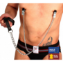 Borstenklemmen en Leash - Zwart/Zilver