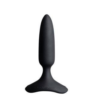 Hush 2 - App-bestuurde Vibrerende Buttplug - 1 / 2,5 cm - Zwart