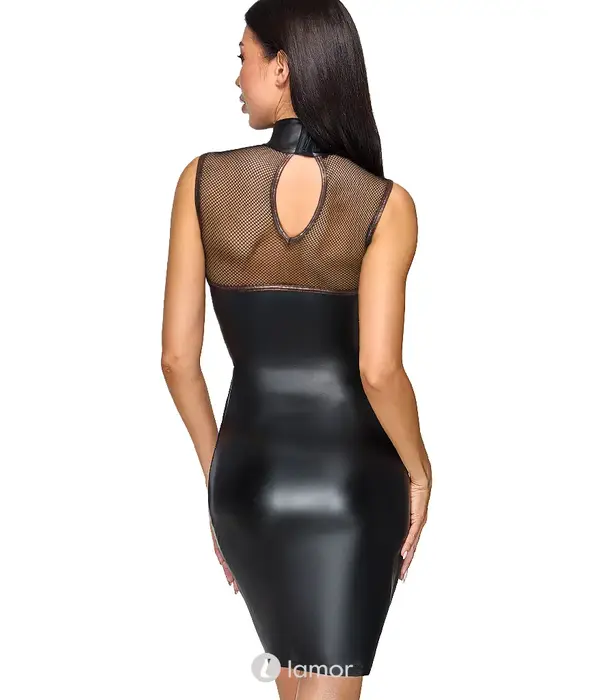 * COTTELLI  Cottelli PARTY Mattlook Jurk Met Mesh En Corsage Details