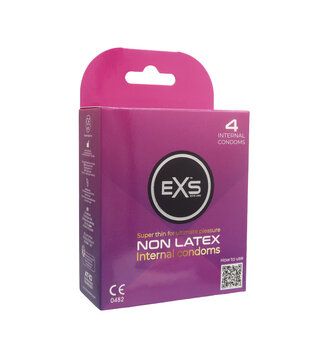EXS Non-Latex Interne Condooms - 4 Stuks