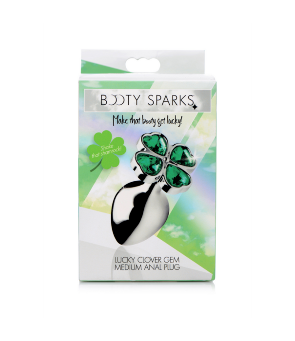 Lucky Clover Gem - Butt Plug - Medium Geluksklaver edelsteen - Butt Plug - Medium