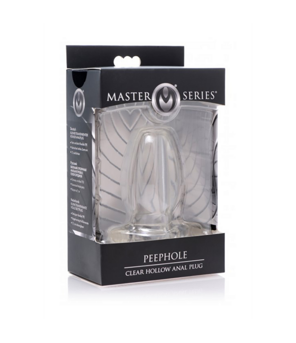 PeepHole - Transparante Holle Anale Plug - Klein