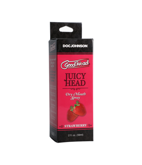 Doc Johnson Juicy Head - Dry Mouth Spray - Aardbei - 2 fl oz / 59 ml