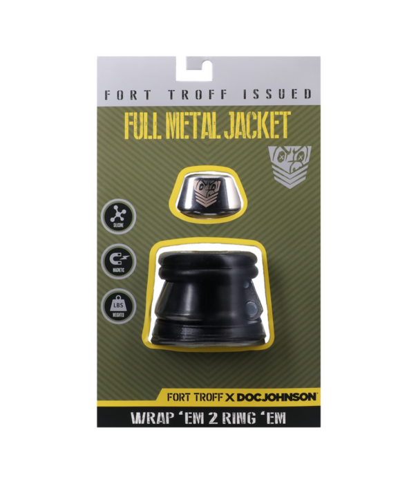 Doc Johnson Volledige Metalen Jacket - Zwart