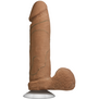 Realistische Cock met Ballen - Verwijderbare Vac-U-Lock Zuignap - ULTRASKYN - 8 / 21 cm - Karamel