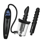 Rosebud Driller Deluxe Set - Vibrerende Silicone Rosebud Pomp - Transparant