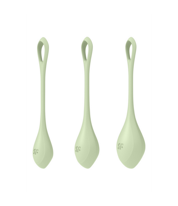 Satisfyer Yoni Power 2 - Kegel Balls Set - Lichtgroen