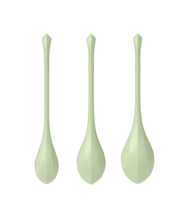 Satisfyer Yoni Power 2 - Kegel Balls Set - Lichtgroen