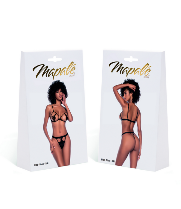 Mapalé Twee Delige Set - S/M - Zwart