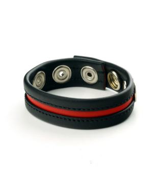 Cock Strap - Zwart/Rood