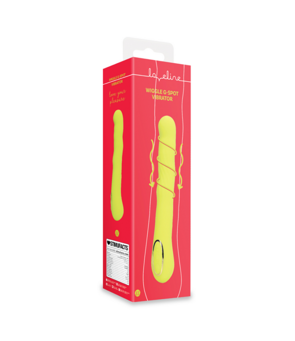 Loveline by Shots Wiggle G-Spot Vibrator - Lime Passion