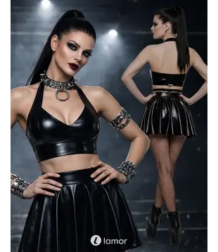 Wetlook Top Met Diep Decolleté, Sofia