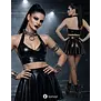 Demoniq Wetlook Top Met Open Rug En Diep Decolleté DDSofia001