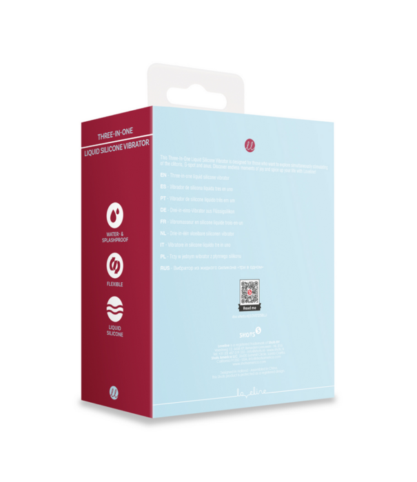 Loveline by Shots Drie-in-één Vloeibare Siliconen Vibrator