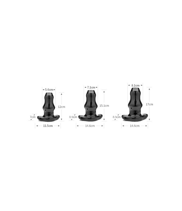 PerfectFitBrand Dubbele Tunnel Plug - Holle Butt Plug - M