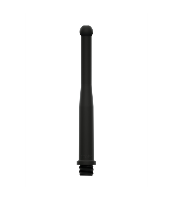 PerfectFitBrand Ergoflo - Silicone Flex Tip voor Anale Douche - 8 / 20 cm - Zwart