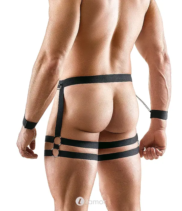 * SVENJOYMENT Svenjoyment Heupharnas Met Penisring En Boeien SJ2100428
