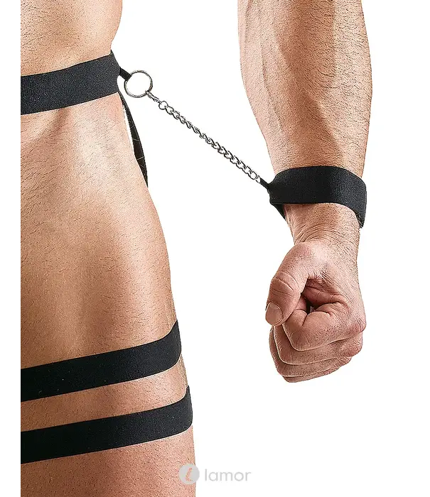 * SVENJOYMENT Svenjoyment Heupharnas Met Penisring En Boeien SJ2100428