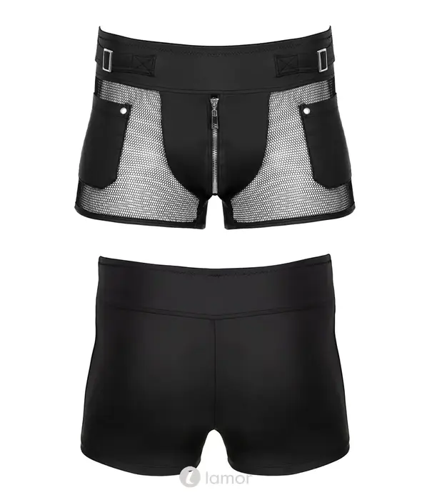* SVENJOYMENT Svenjoyment Matlook Heren Short Met Mesh En Rits SJ2133687