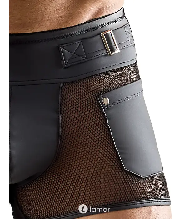 * SVENJOYMENT Svenjoyment Matlook Heren Short Met Mesh En Rits SJ2133687