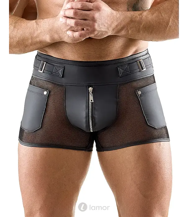 * SVENJOYMENT Svenjoyment Matlook Heren Short Met Mesh En Rits SJ2133687