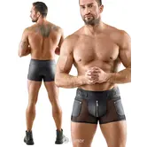 Svenjoyment Matlook Heren Short Met Mesh En Rits SJ2133687