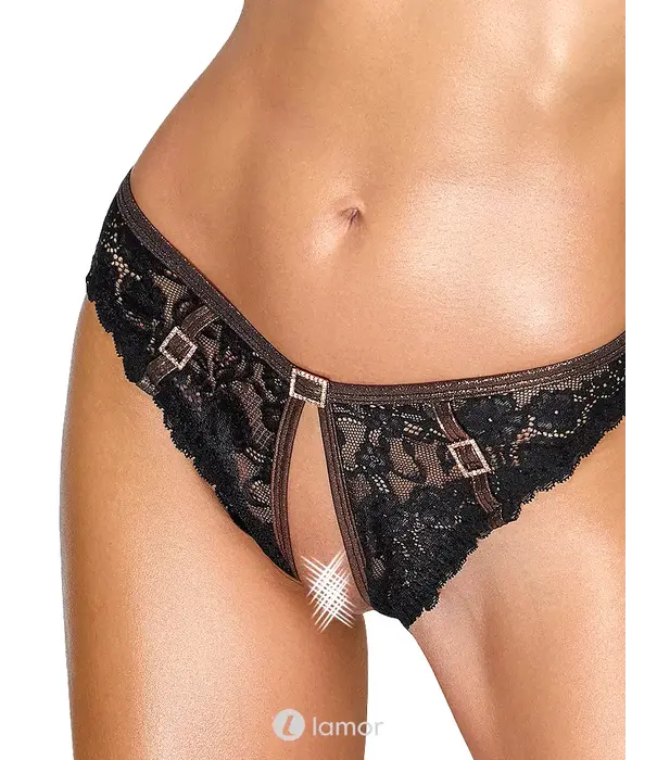 * COTTELLI  Cottelli Lingerie Ouvert Set Met Lift-Up BH En Slip CC2215764