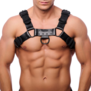 Bulldog Leren Harnas - L/XL - Zwart