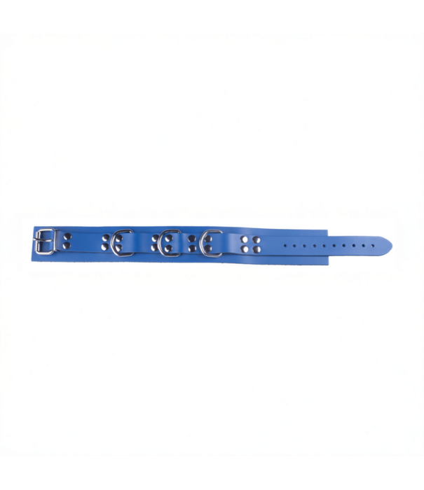 Red Leather Ultra Leather Halsketting - Blauw
