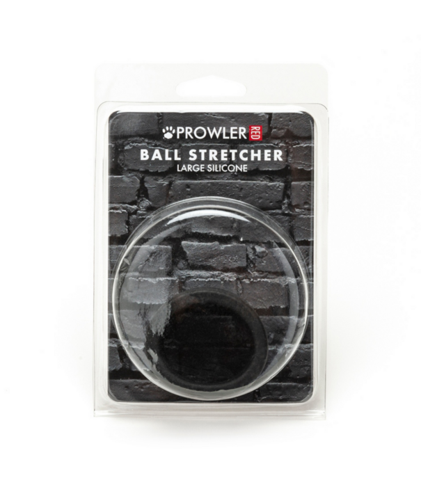 Prowler Red Siliconen Ball Stretcher - Groot - Zwart