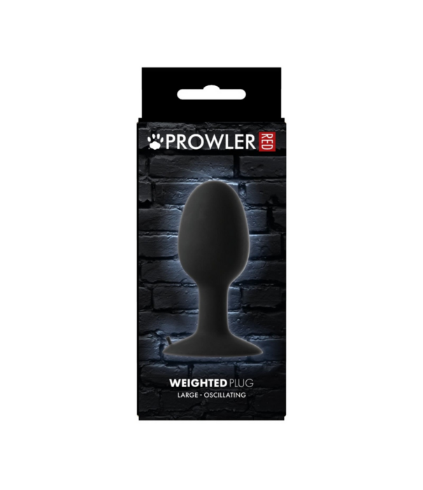 Prowler Red Verzwaarde Butt Plug - Groot 5.5 / 14 cm