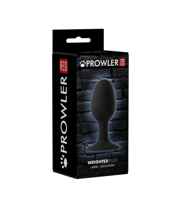 Prowler Red Verzwaarde Butt Plug - Groot 5.5 / 14 cm