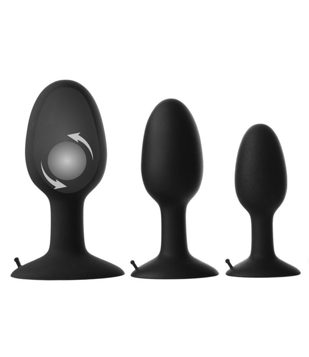 Prowler Red Weighted Butt Plug - Medium 4.7 / 12 cm