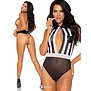 Leg Avenue Rollenspel Scheidsrechter Body Met Fluitje Zwart One Size