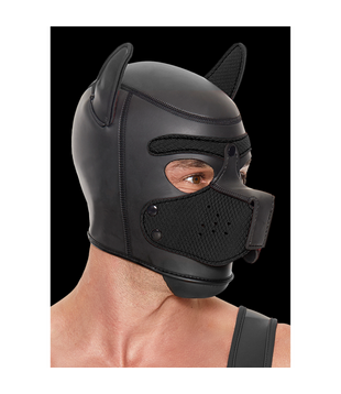 Neopreen Puppy Mask - Zwart