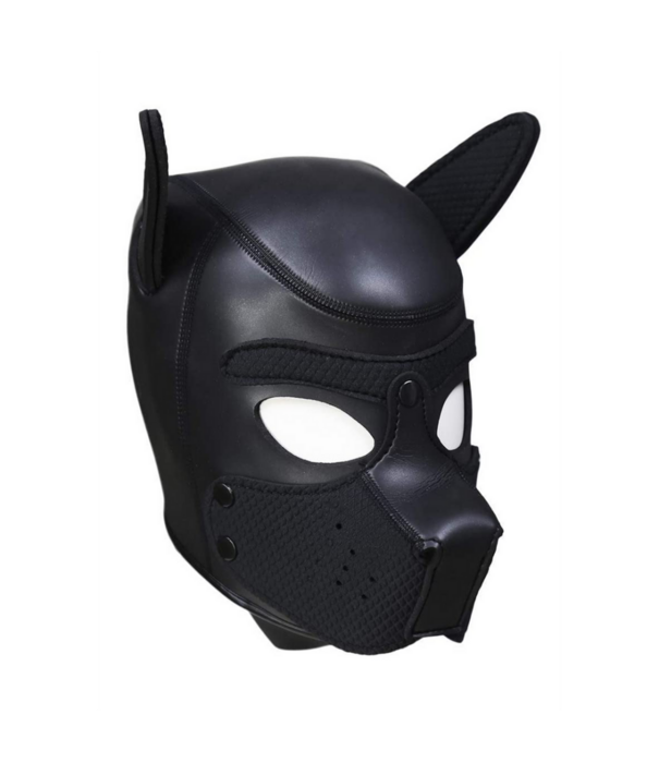 Ouch! by Shots Neopreen Puppy Mask - Zwart