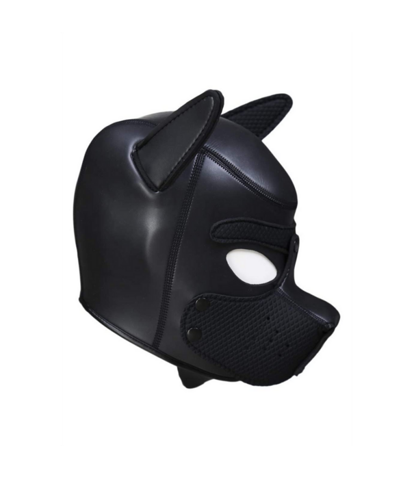 Ouch! by Shots Neopreen Puppy Mask - Zwart