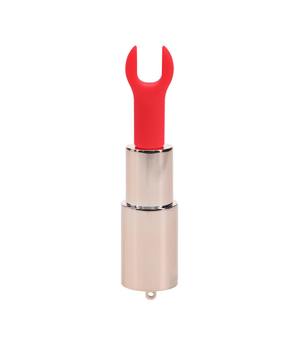 Loveline by Shots Angel - Lipstick Vibrator with 4 Attachments - Pink