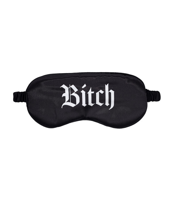 Ouch! by Shots Bitch - Gedrukte Satijnen Masker - Zwart