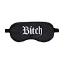 Bitch - Gedrukte Satijnen Masker - Zwart